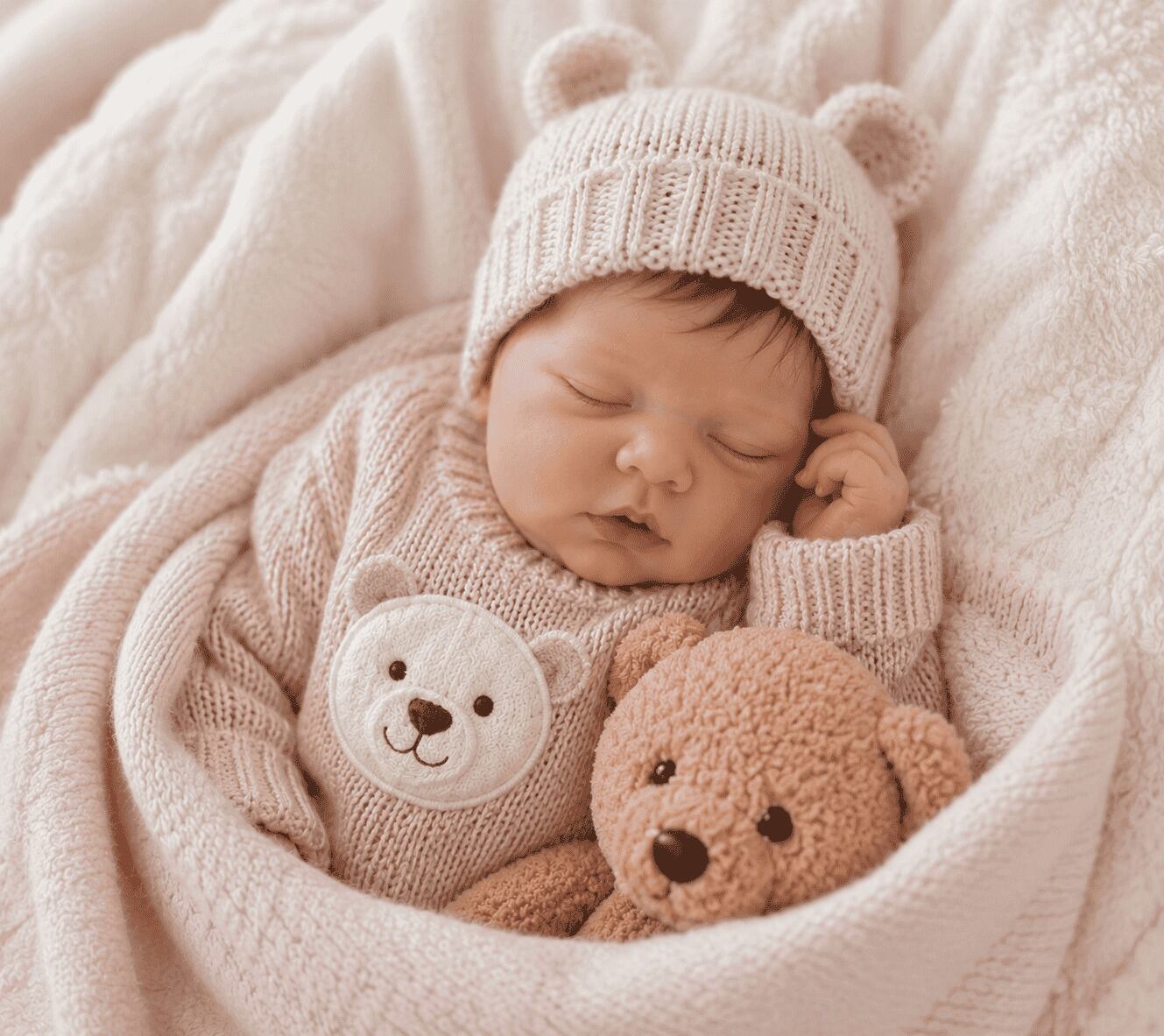 Bebé Reborn  con Peluche