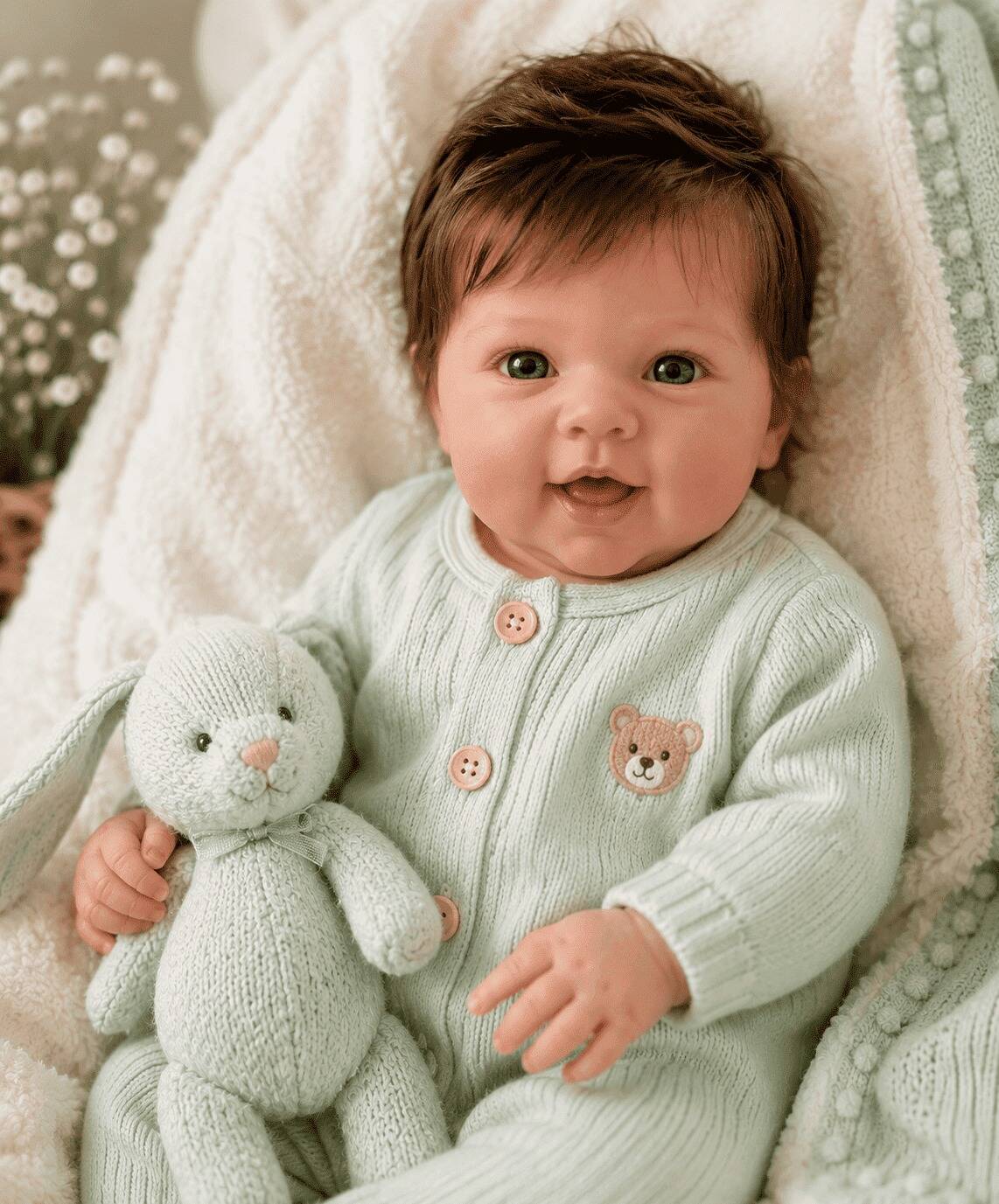 Bebé Reborn Sonriente